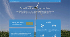 Desktop Screenshot of mywindturbine.com